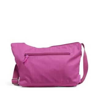 Recycled Cotton Rich Orchid Crossbody Sling Bag. Product Details